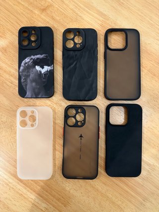 Lote de 6 Fundas para iPhone 16 Pro