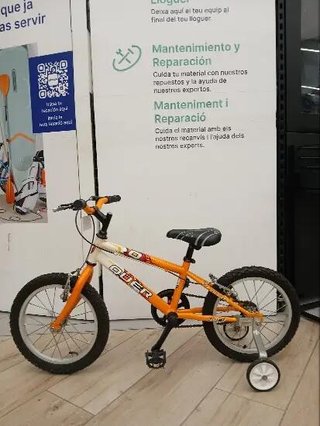bicicleta naranja