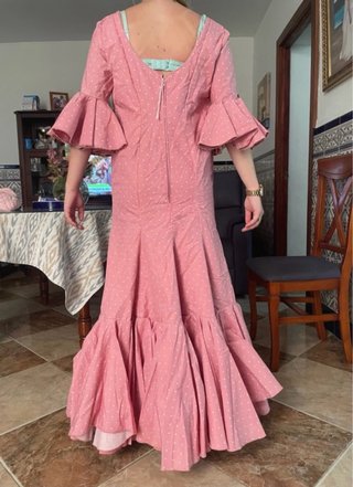 Vestido de flamenca rosa