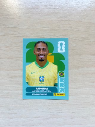 Cromo Panini Raphinha - Mundial 2026