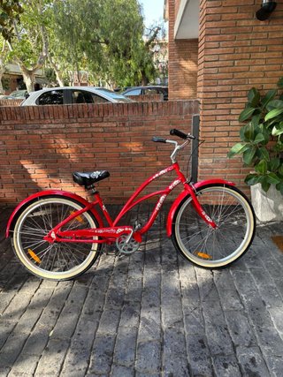 Bicicleta Cruiser Electra Roja