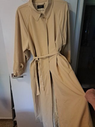 Gabardina Larga Beige Ledel