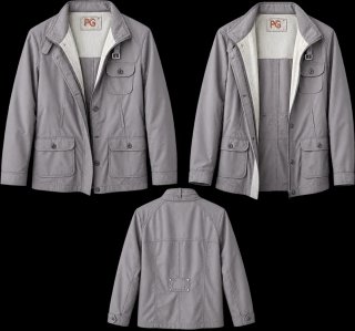 Gabardina PG gris