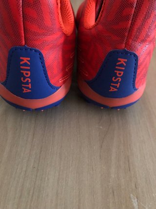 Botas de fútbol Kipsta rojas