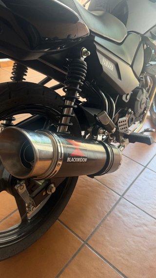 Tubo de escape Black Widow 360mm Yamaha
