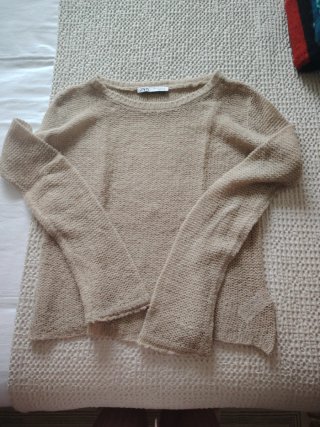 Jersey Zara Beige de Lana