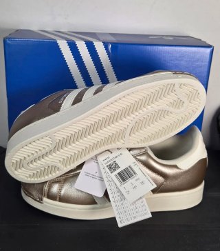 Adidas Superstar II Dourado/Branco Tamanho 39 1/3
