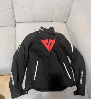 Chaqueta de Moto Dainese Negra y Roja
