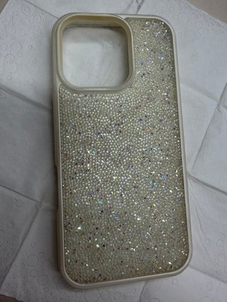 Funda para iPhone 16 Pro con brillantes