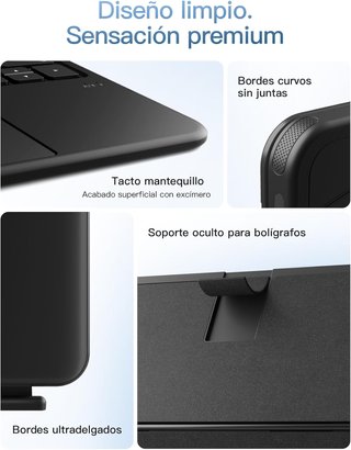 Funda con Teclado para iPad 11" A16 y 10,9"