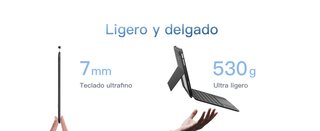Funda con Teclado para iPad 11" A16 y 10,9"