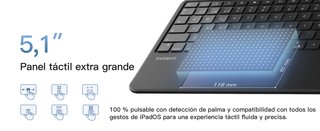 Funda con Teclado para iPad 11" A16 y 10,9"