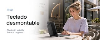 Funda con Teclado para iPad 11" A16 y 10,9"