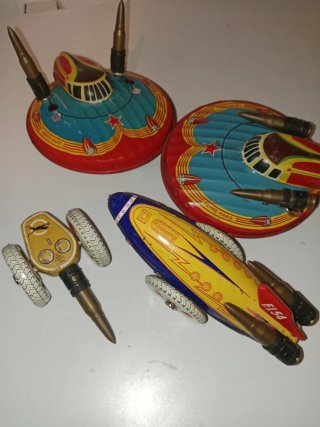 Set de 4 Vehículos de Combate SFA Paris de Chapa