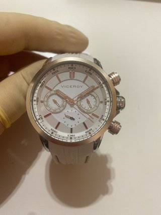 Reloj Viceroy Blanco y Dorado