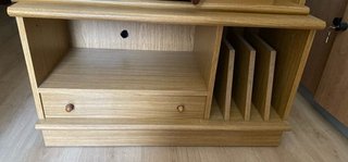 Mueble Organizador de Vinilos de Madera