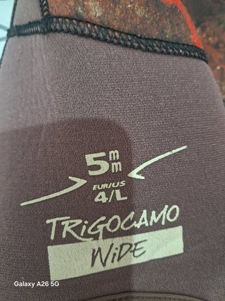 Traje pesca submarina Beuchat Rocksea,5mm,talla L