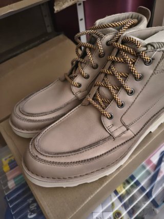 Botas/botines piel Clarks Gore-Tex Beige Talla 43.