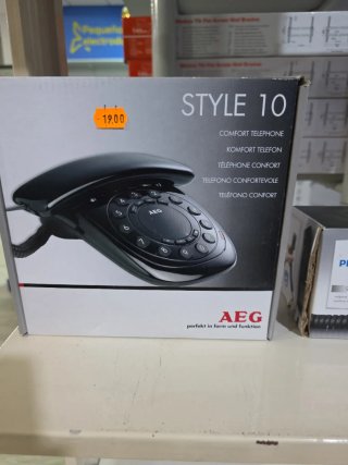 Teléfono AEG Style 10 Negro