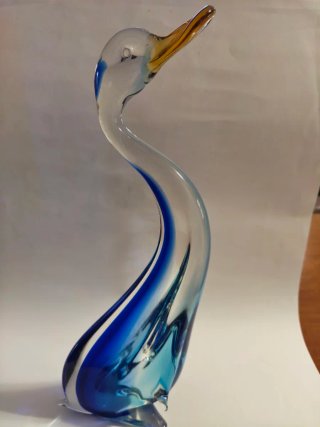 Papera grande in vetro di Murano