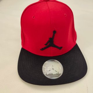 Gorra Jordan Pro Jumpman Snapback Roja y Negra