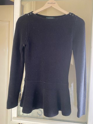 Jersey Lauren Ralph Lauren negro.100% algodon