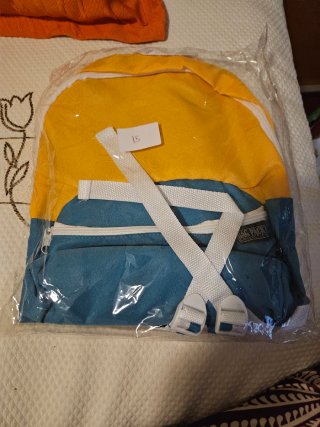 Mochila Infantil Amarilla y Azul