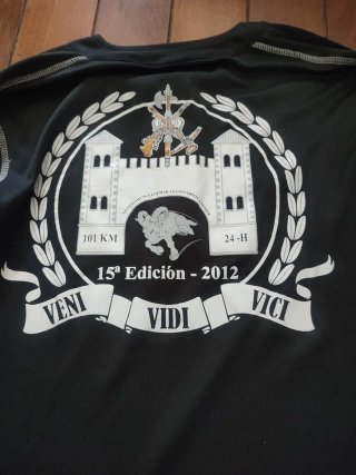 Camiseta Kelme Maratón 101 km Ronda 2012 Legión