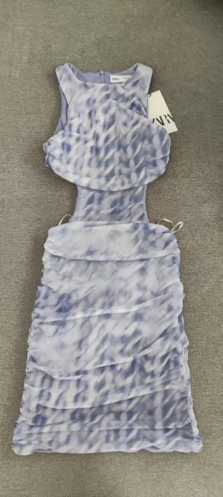 Vestido Zara Cintura Abierta Talla XS