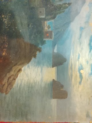 Disegno a tempera firmato G. Scalise