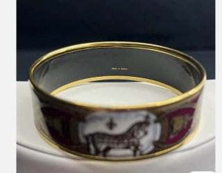 Pulsera Hermes Paris Caballo y Flor de Lis