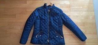 Chaqueta acolchada azul