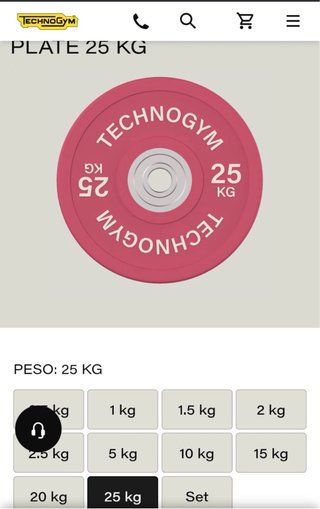 Discos Technogym nuevos