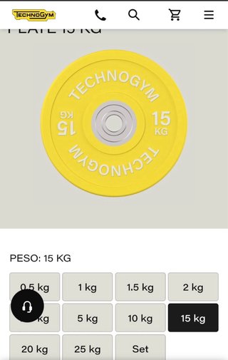 Discos Technogym nuevos