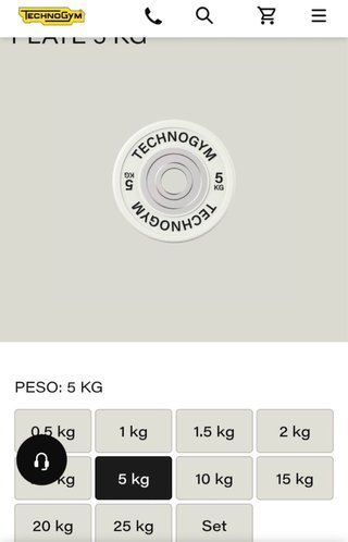 Discos Technogym nuevos