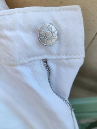 Pantalón Vaquero Blanco