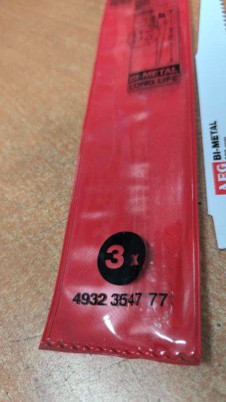Hojas Sierra AEG BI-METAL 230mm (3 uds)