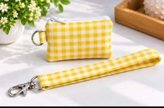 Llavero con Cartera de Tela