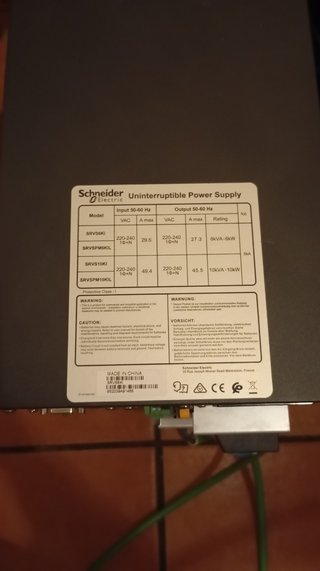 SAI/UPS Schneider Electric Easy UPS 1Ph Online