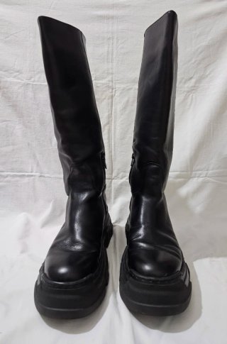 Stivali biker alti neri - Taglia 38