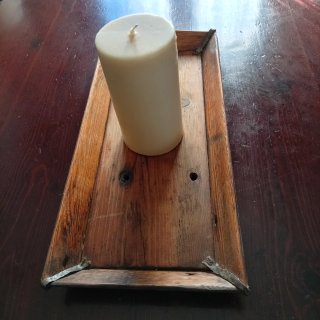 Bandeja de Madera Antigua artesanal 45x22cm