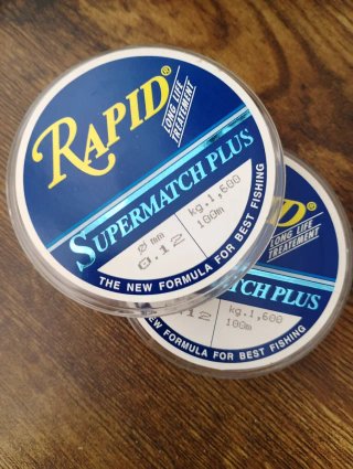 2 Bobinas Sedal Pesca Rapid Supermatch Plus 0,12