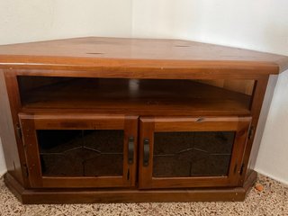 Mueble de madera de esquina Indonesia