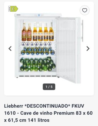 Nevera Cava Profesional Liebherr Botellero