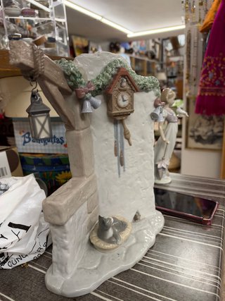 Figura Porcelana Lladró Santa's Magical Workshop