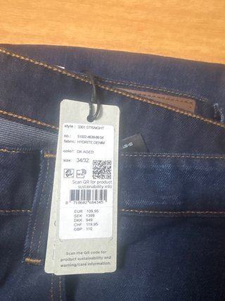 Pantalones G-Star RAW 3301 Straight
