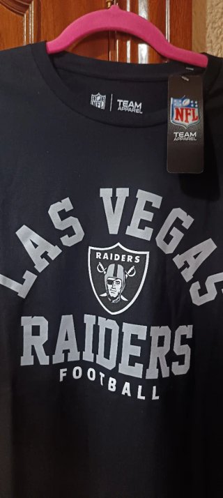 Camiseta NFL Las Vegas Raiders Negra-Plata