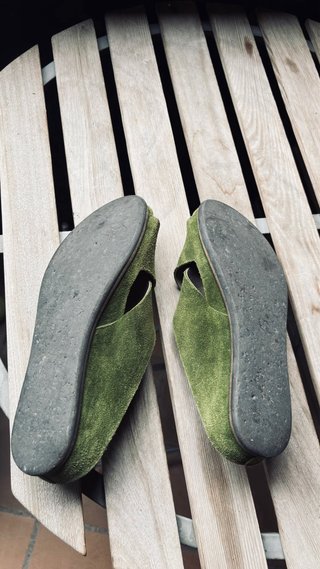 Sandalias Vialis Verdes Talla 38