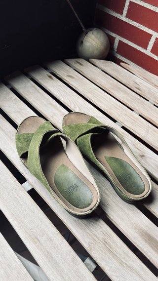 Sandalias Vialis Verdes Talla 38