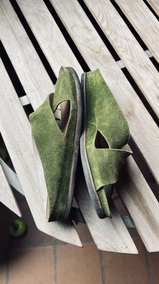 Sandalias Vialis Verdes Talla 38
